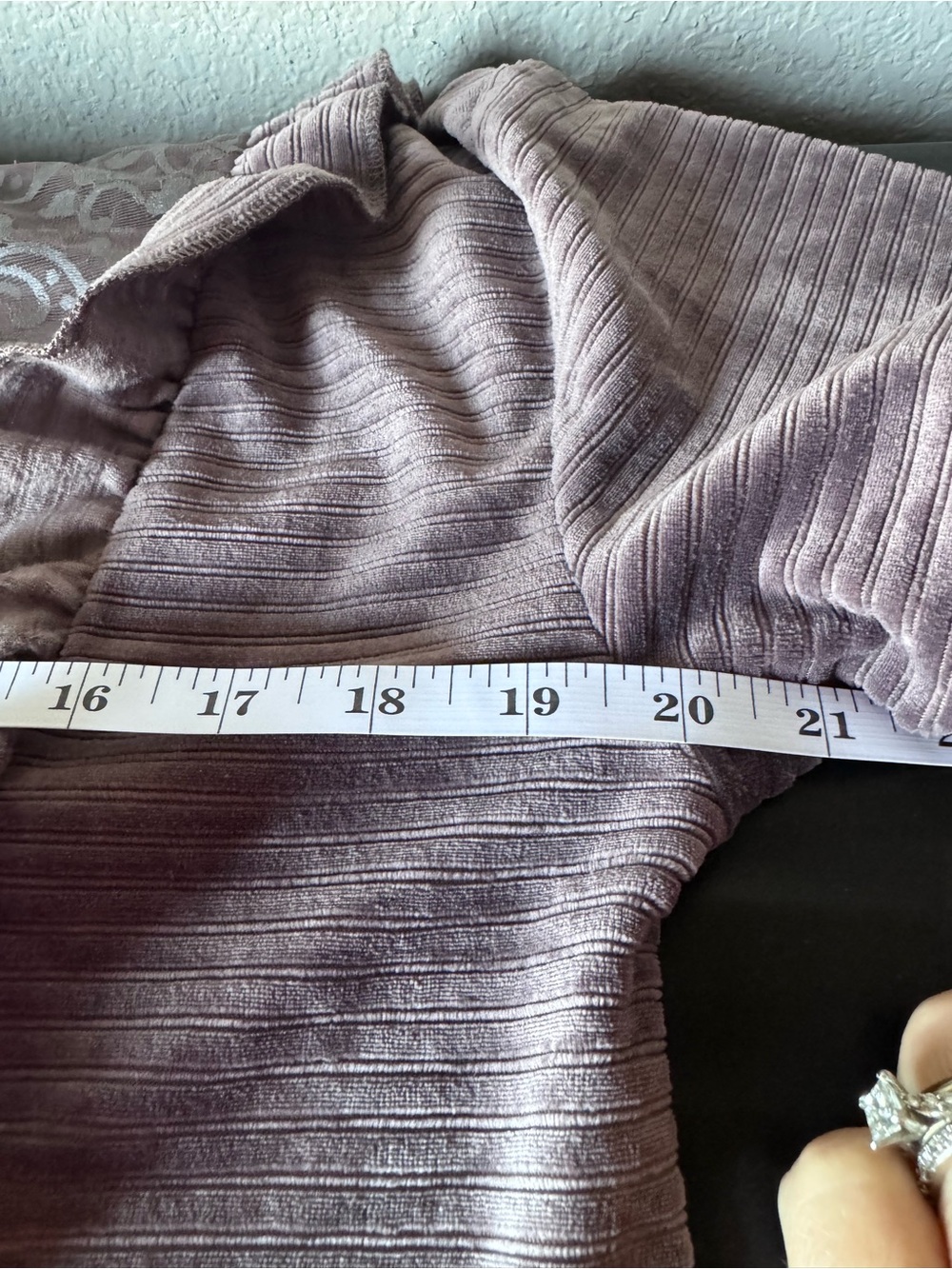 POL Dusty Purple Whimsigoth Velvet Sheer Sleeve Lace Ruffle Blouse S - Picture 14 of 14